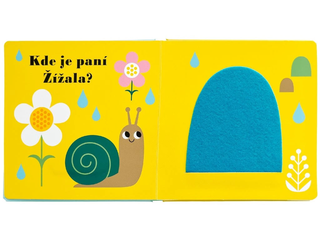 Kde je pan Kačer? Plstěná okénka a zrcátko!