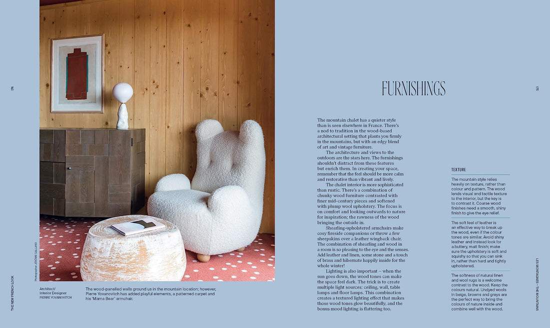 Nowy francuski wygląd |, Wnętrza o współczesnym charakterze