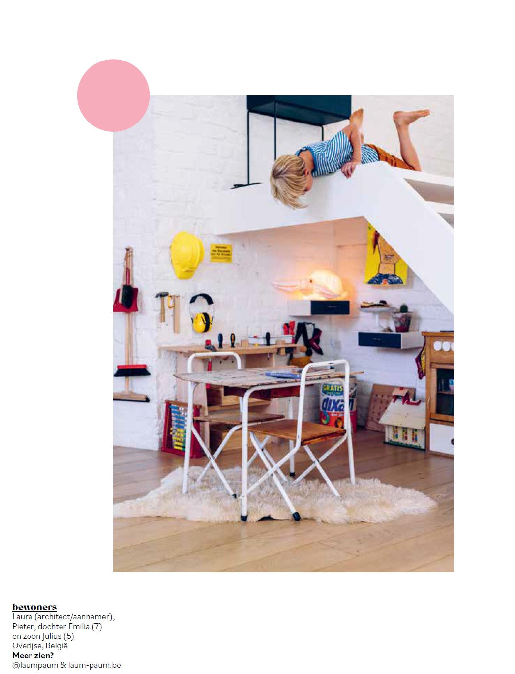 Domy dla Rodzin, stylowe mieszkanie dla dzieci i rodziców