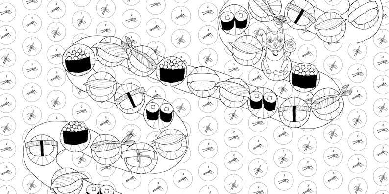 Red Thread of Fate: A Color-in Love Story