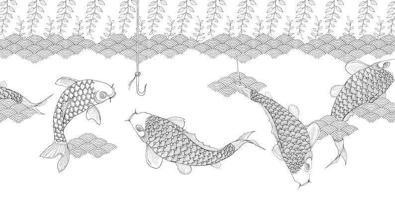 Red Thread of Fate: A Color-in Love Story