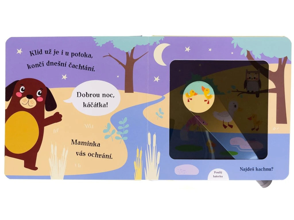 Dobrou noc, pejsku! – Kniha s kouzelnou baterkou