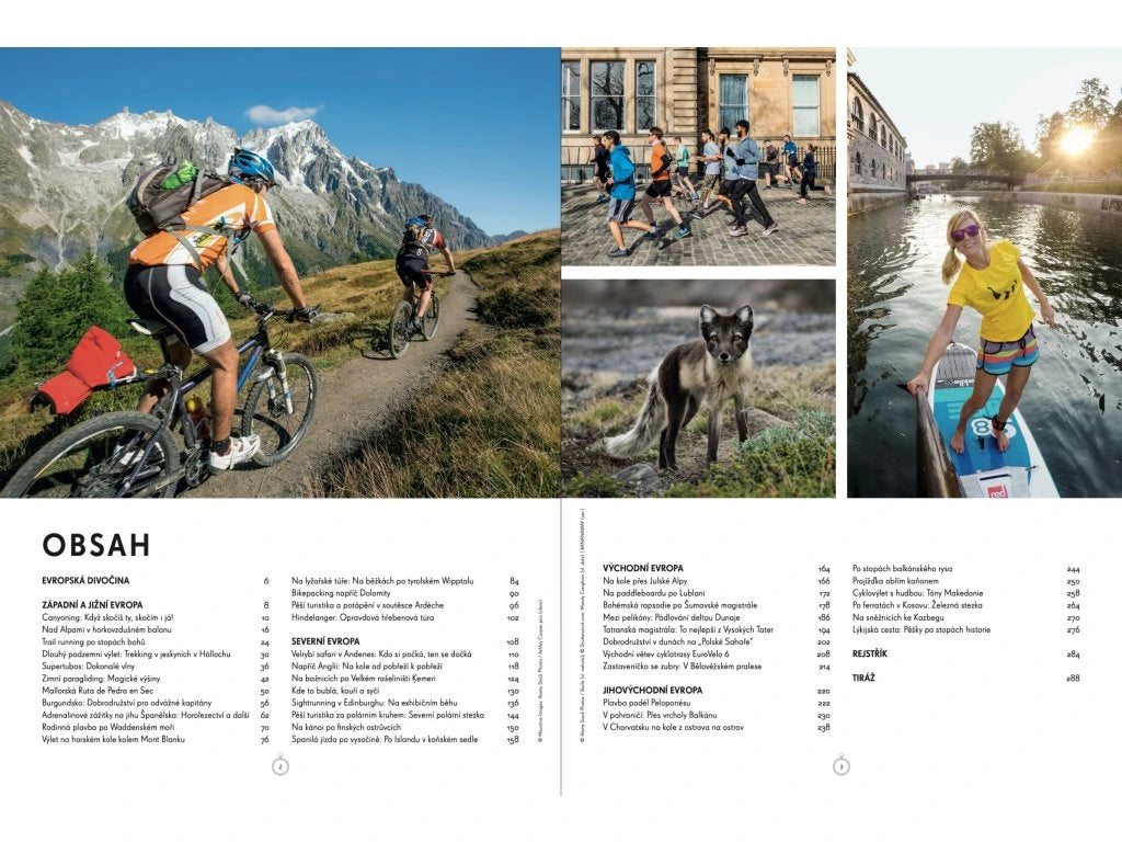 Úchvatná evropská outdoorová dobrodružství