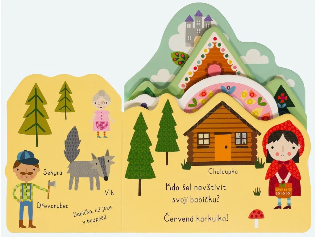 Tvarované leporelo - Pohádky