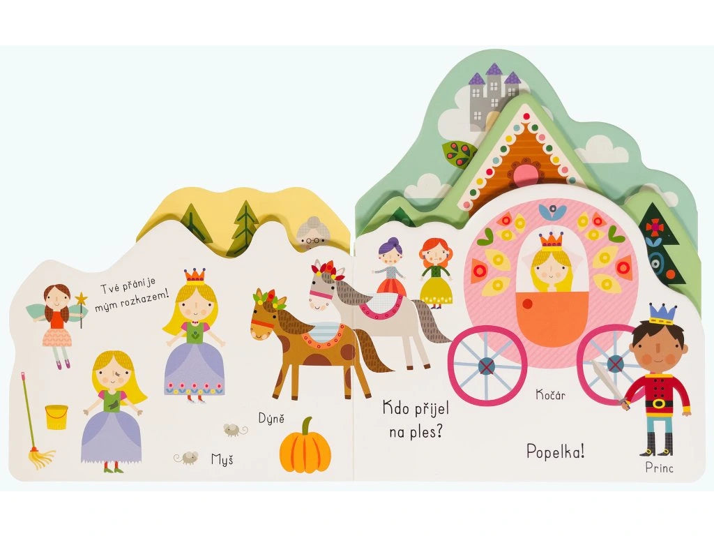 Tvarované leporelo - Pohádky