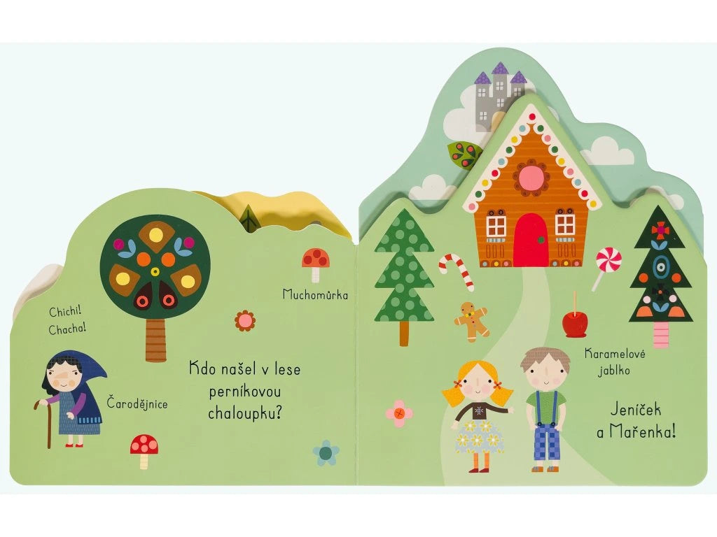 Tvarované leporelo - Pohádky