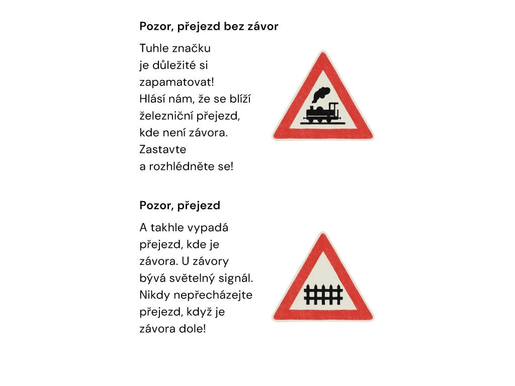 Molekuly čtení - Dopravní značky