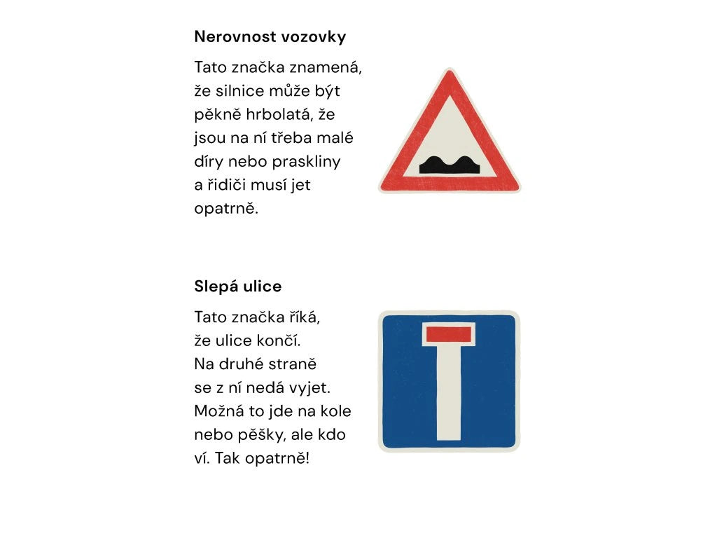 Molekuly čtení - Dopravní značky