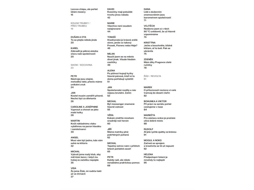 Antiprsa, zábradlí, trdelníky a to všechno okolo - Ondřej Pokorný