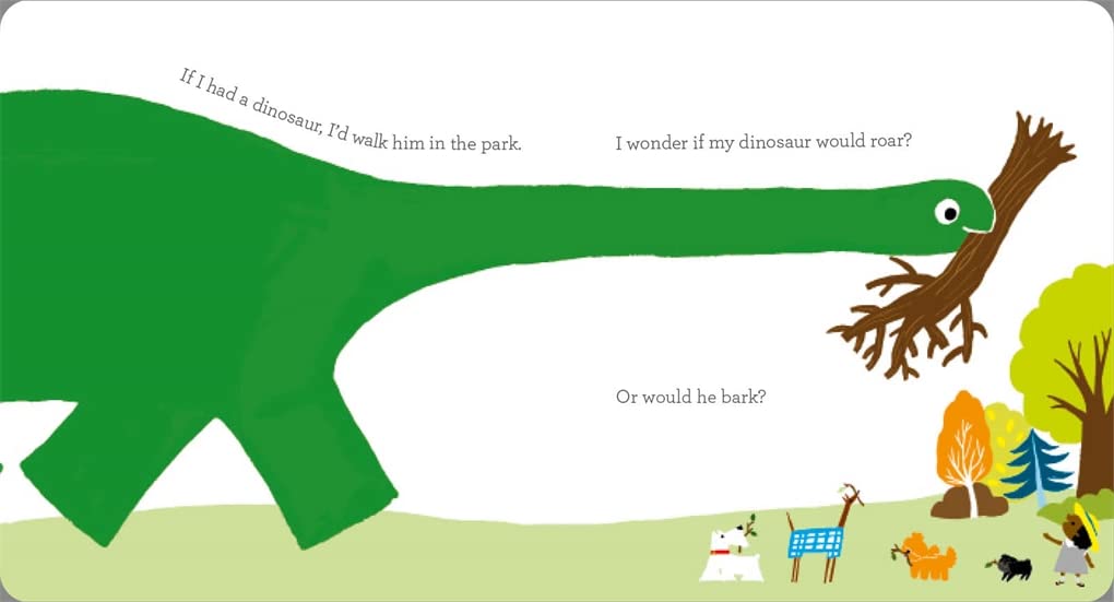 If I had a dinosaur (board book)