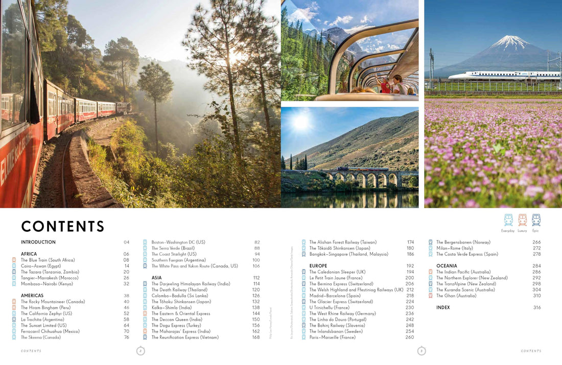Epic Train Trips of the World