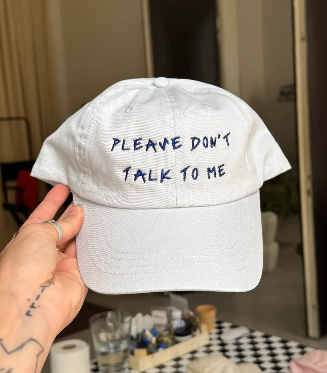 Michaela Fenkl - Cap (Please Don't Talk To Me (blue))