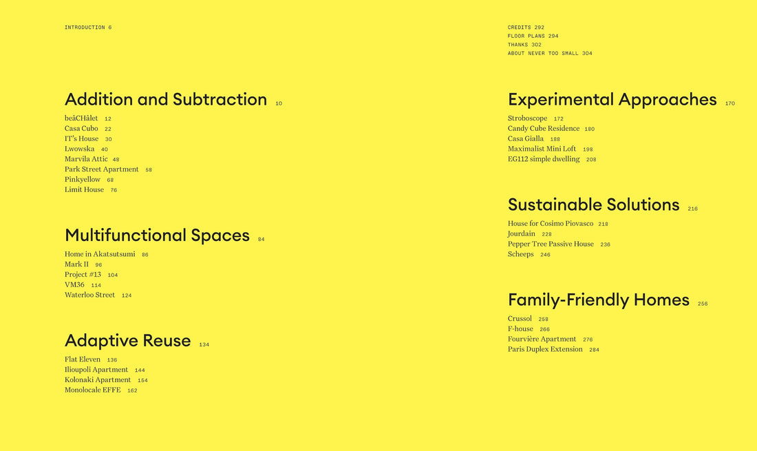 Never Too Small: Vol. 2: Reinventing Small Space Living