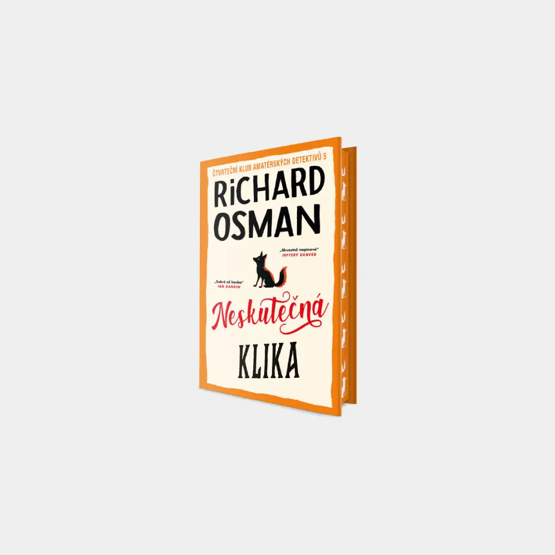 Neskutečná klika - Richard Osman Obálka knihy Book Therapy
