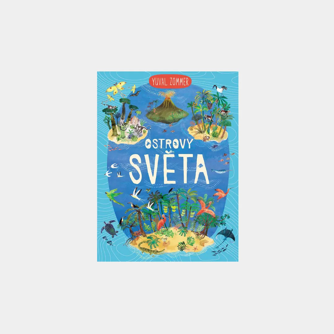 Ostrovy světa Obálka knihy Book Therapy