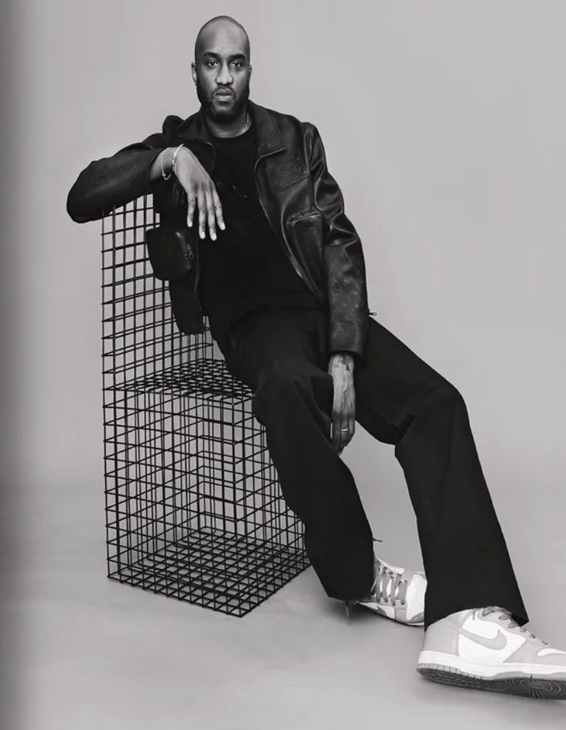 Louis Vuitton: Virgil Abloh (klasyczna okładka na balon)