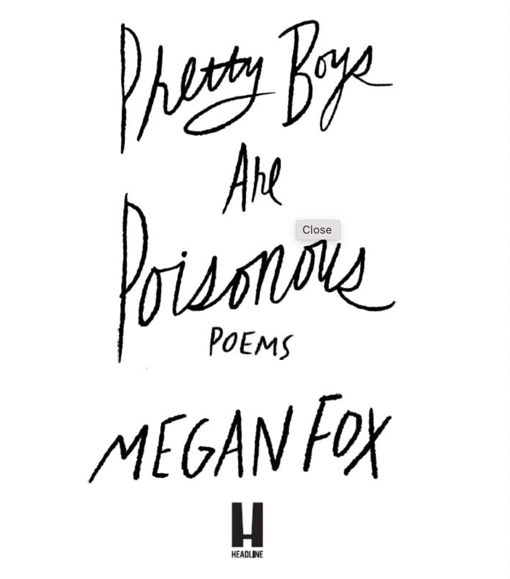 Ładni chłopcy są trujący: wiersze – Meghan Fox