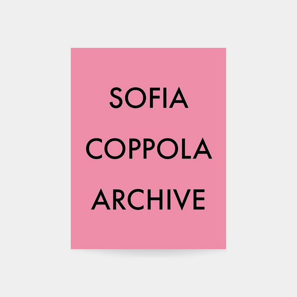 Sofia Coppola Archive 1999-2023 Obálka knihy Book Therapy