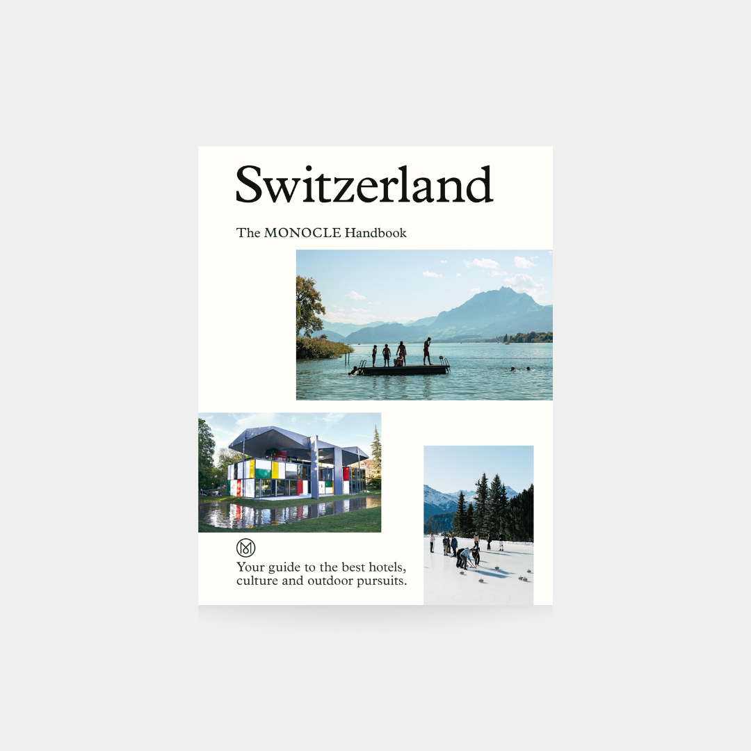 Switzerland: The Monocle Handbook Obálka knihy Book Therapy
