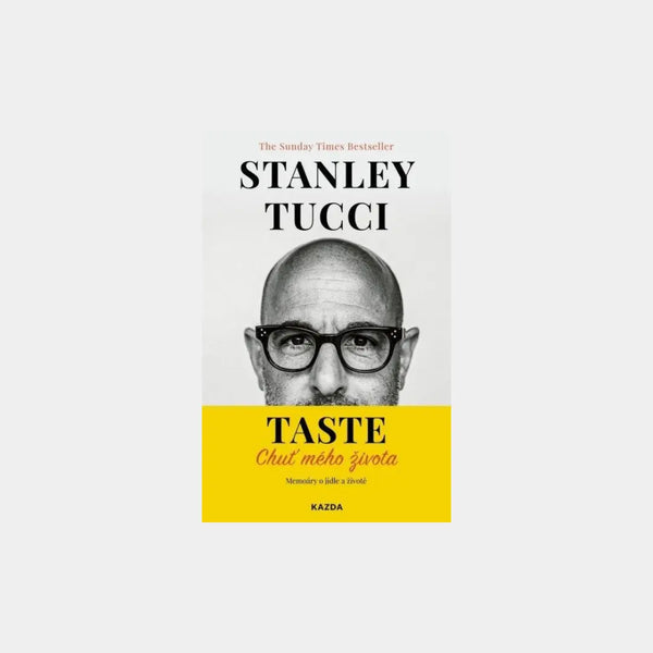TASTE: Chuť mého života - Memoáry o jídle - Stanley Tucci Obálka knihy Book Therapy
