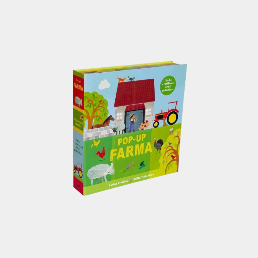 Pop-up Farma Kniha s rozkládací hrací podložkou