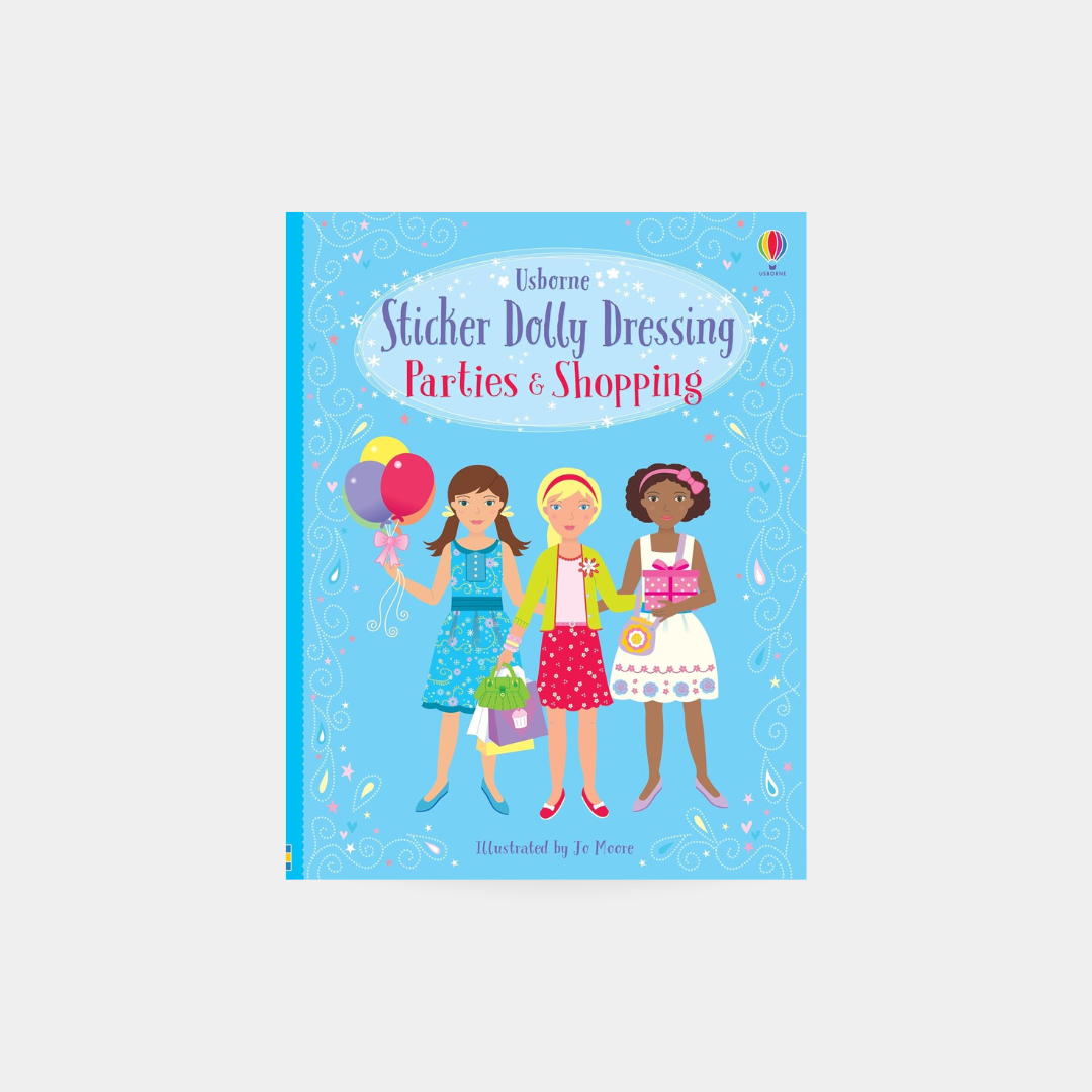 Sticker Dolly Dressing Parties & Shopping