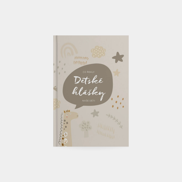 Zápisník Dětské hlášky Žirafa