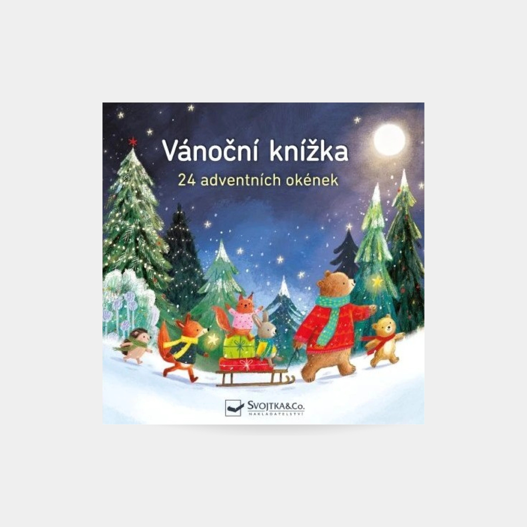 Vánoční knížka 24 adventních okének