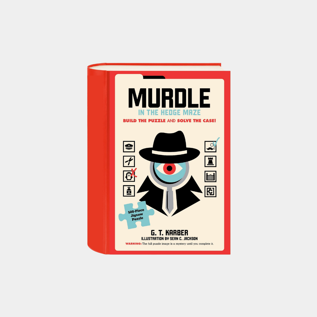 Murdle in the Hedge Maze 500-Piece Jigsaw Puzzle