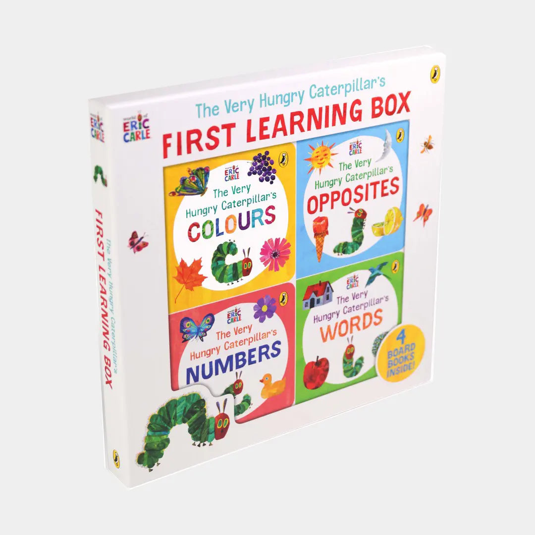 Very Hungry Caterpillar’s First Learning Box 4 board books