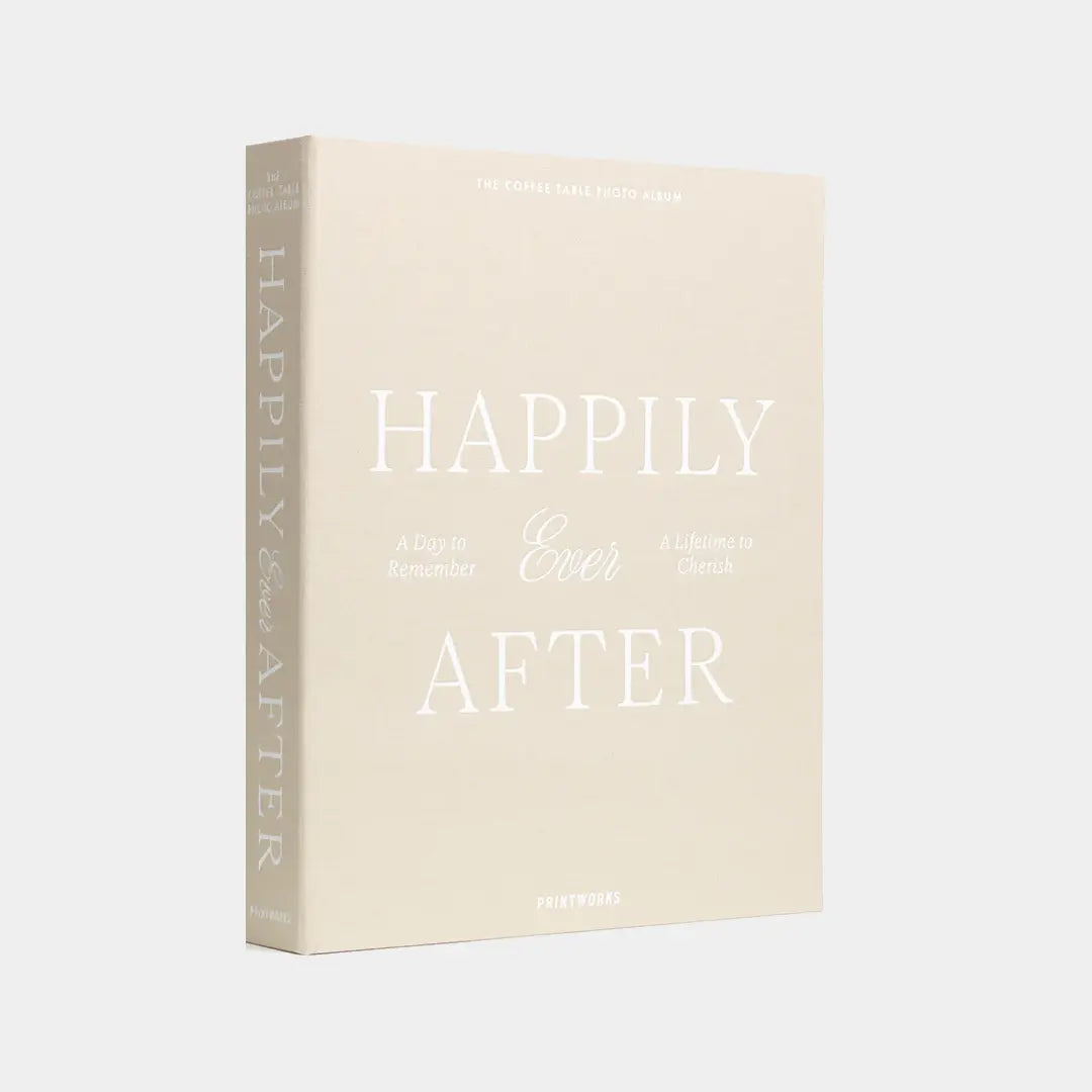 Wedding Album - Happily Ever After, Beige Obálka fotoalba Book Therapy