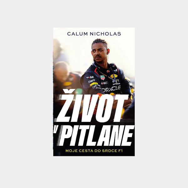 Život v pitlane - Calum Nicholas Obálka knihy Book Therapy
