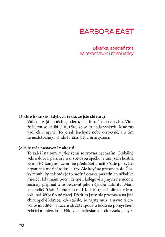 Na svém místě: Rozhovory se ženami, které uspěly v mužské konkurenci - Barbora Černošková