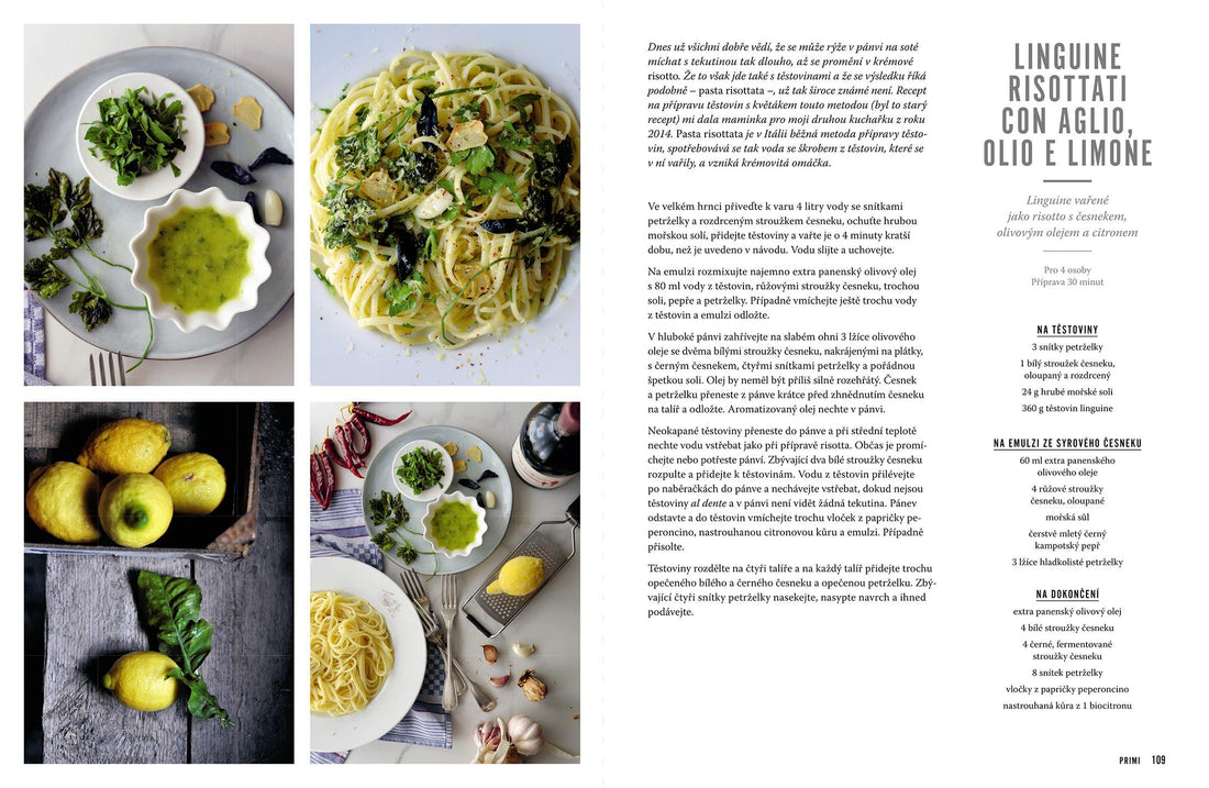 Cucina Vegetariana, Vegetariánské recepty z Itálie