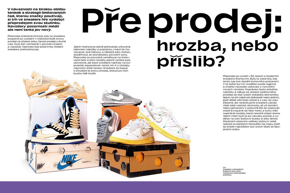 Vášeň pro sneakers