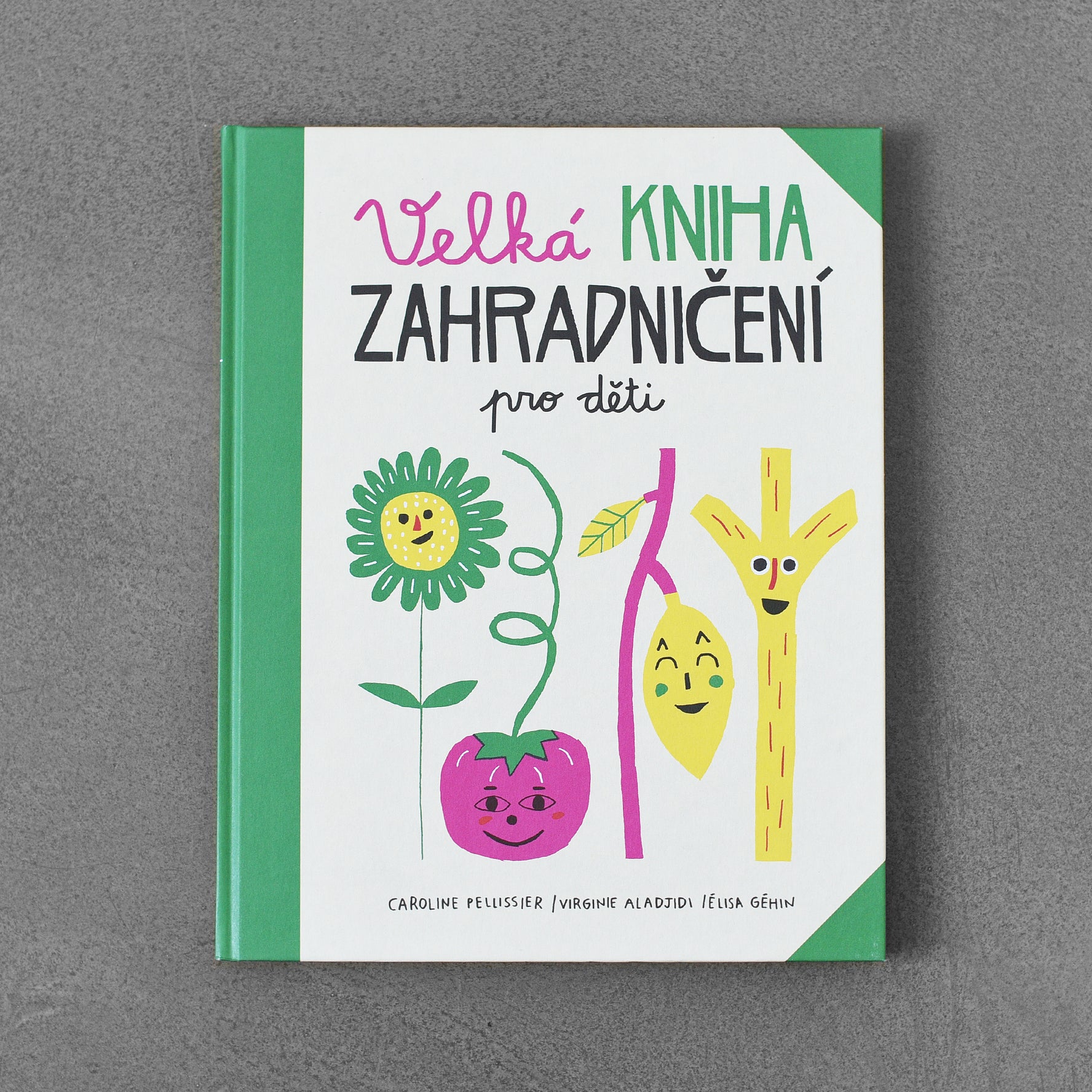 Wielka księga ogrodnictwa dla dzieci – Caroline Pellissier / Virginie Aladjidi / Élisa Géhin