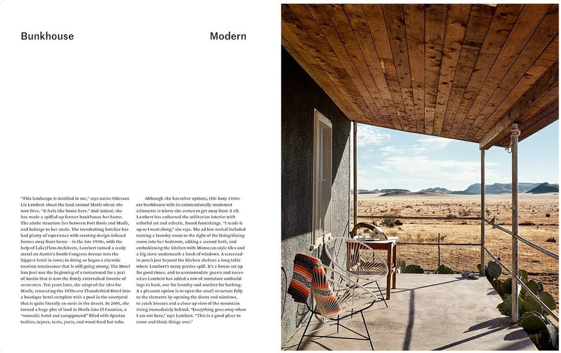 Marfa Modern: artystyczne wnętrza wysokiej pustyni w zachodnim Teksasie
