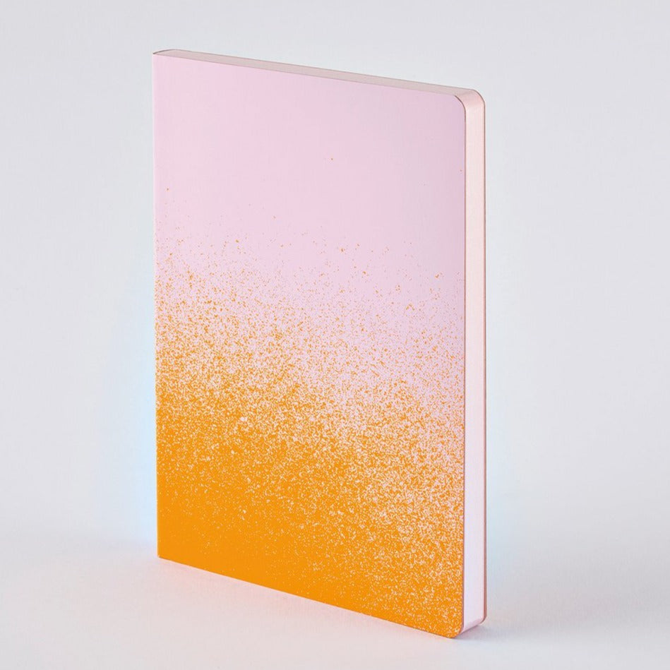 Blok, zápisník Nuuna: Colour Clash L Light Orange Dust