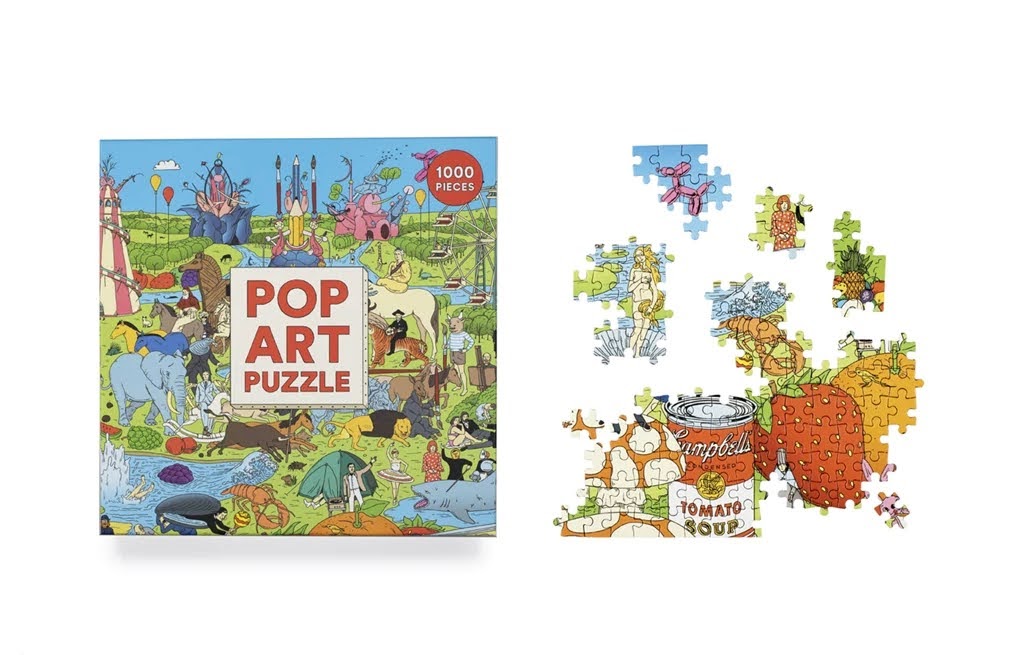 Puzzle pop-artu