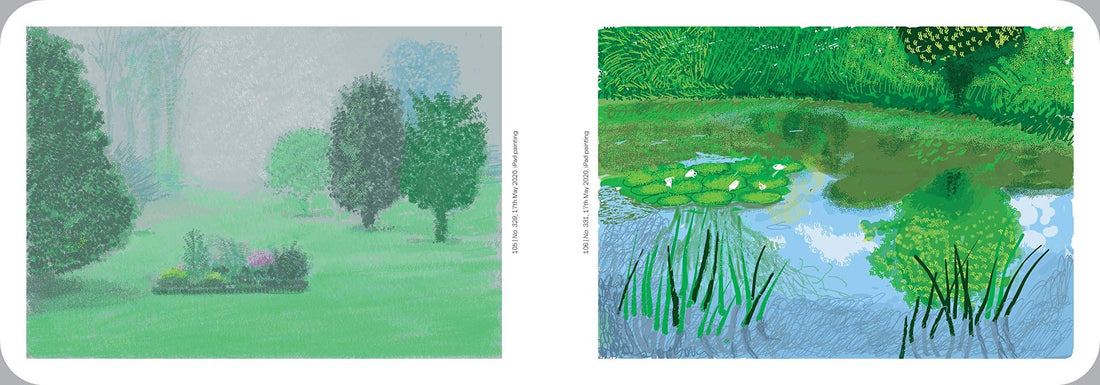 David Hockney: Nadejście wiosny w Normandii, 2020