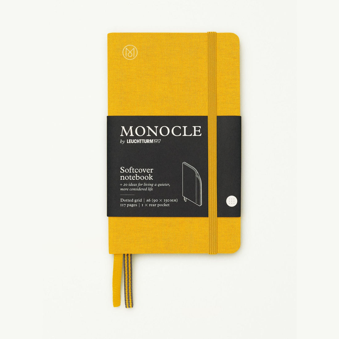 Notatnik Monocle w miękkiej oprawie A6 - żółty 