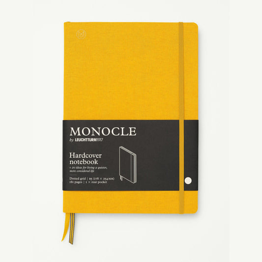 Notatnik Monocle w twardej oprawie B5 - żółty 