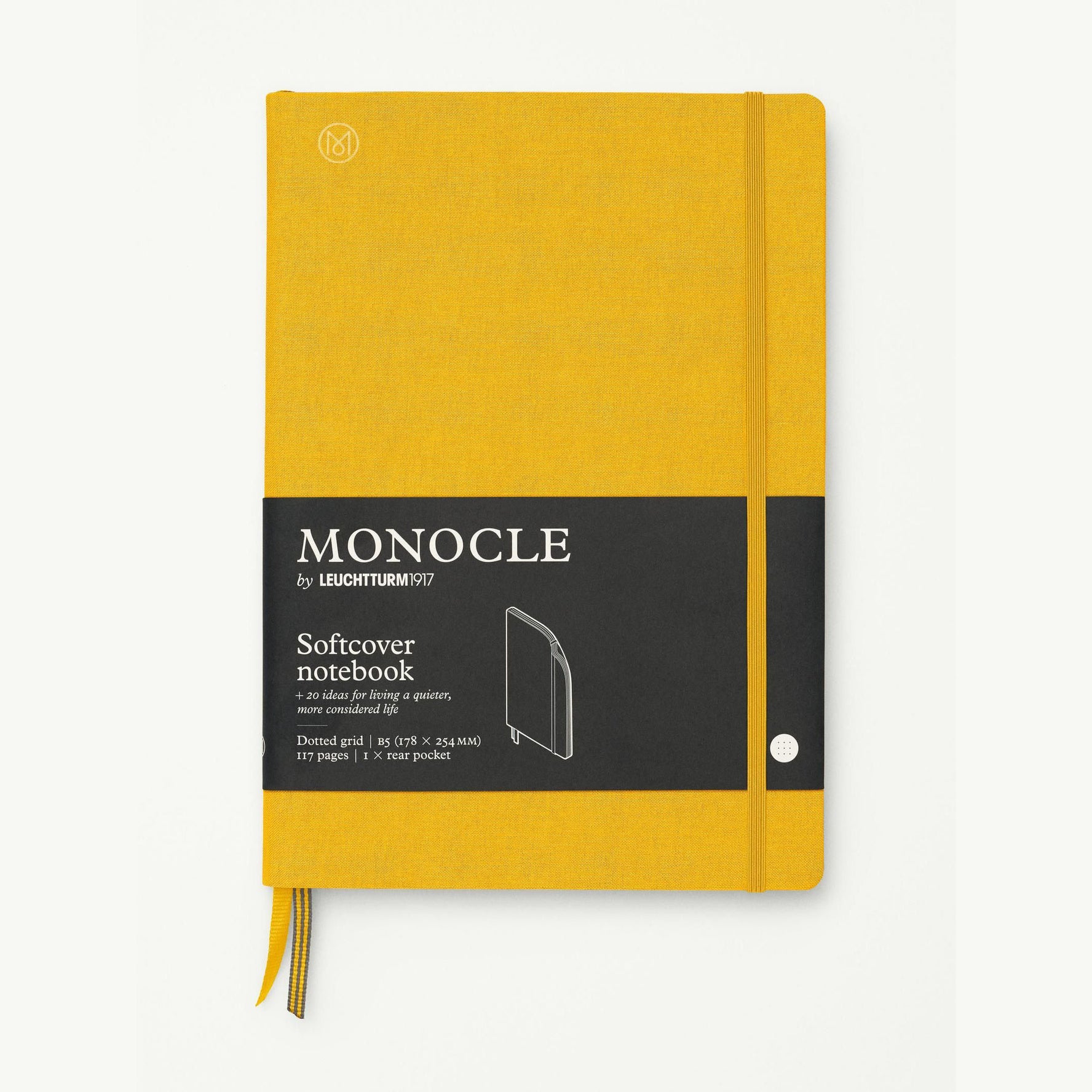 Notatnik Monocle w miękkiej oprawie B5 - żółty 