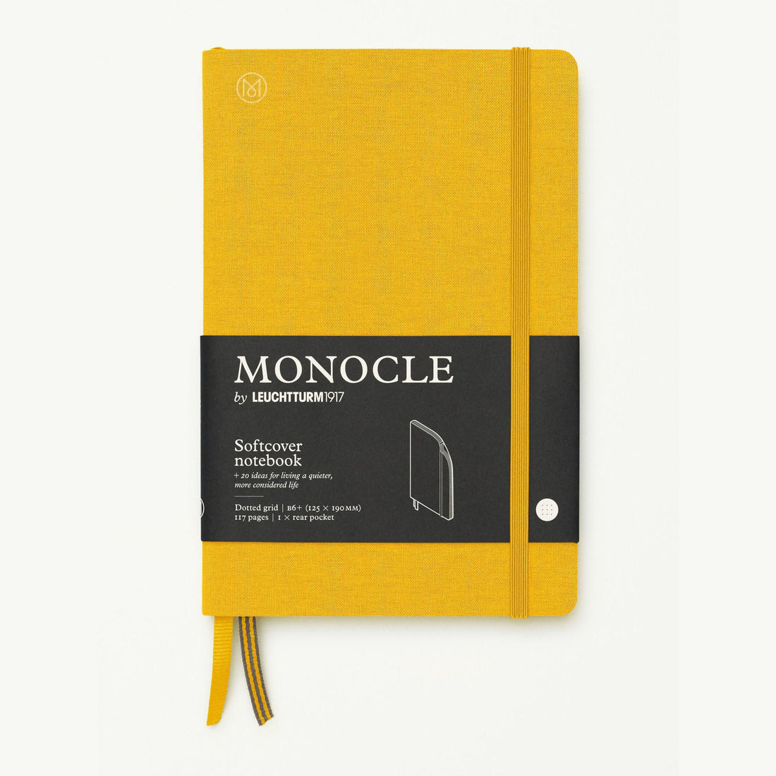 Notatnik Monocle w miękkiej oprawie B6 - żółty 