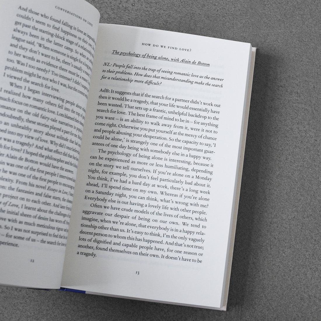 Rozmowy o miłości, Natasha Lunn HB