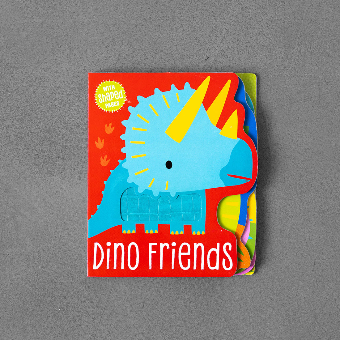 Książka w kształcie przyjaciół dinozaurów