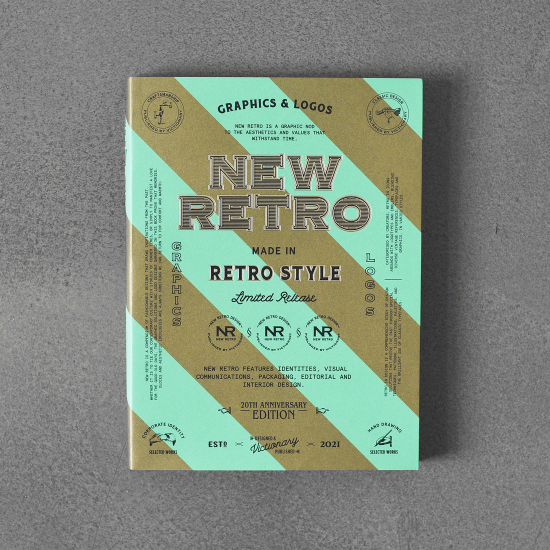 NOWE RETRO: wydanie z okazji 20. rocznicy: grafika i logo w stylu retro