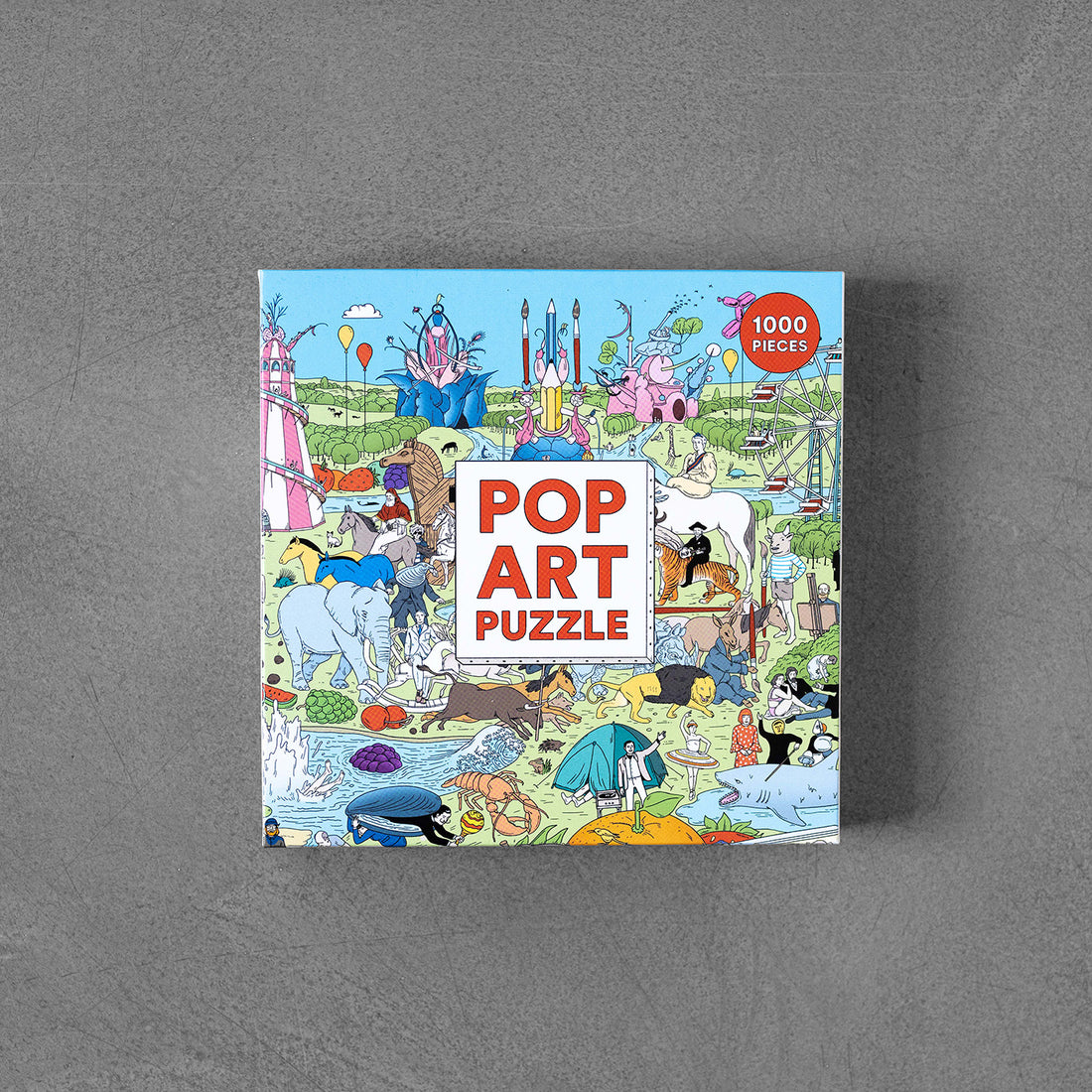 Puzzle pop-artu