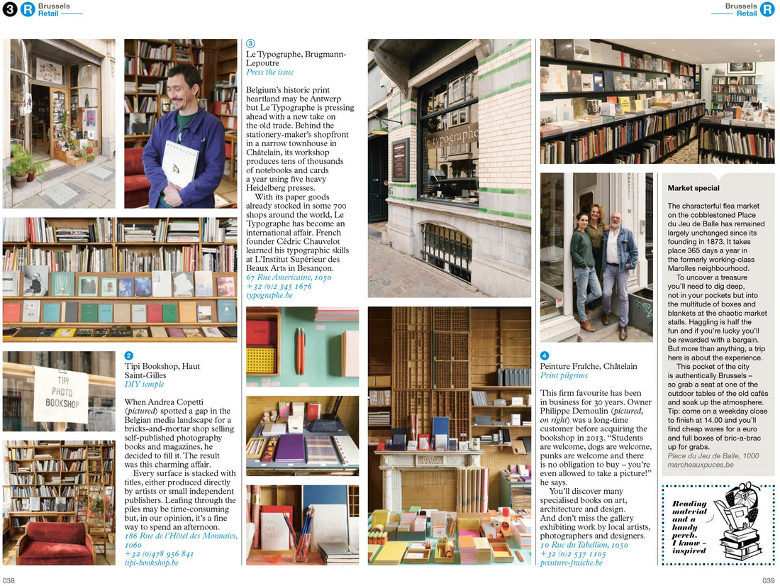 Seria przewodników turystycznych Monocle Bruksela + Antwerpia