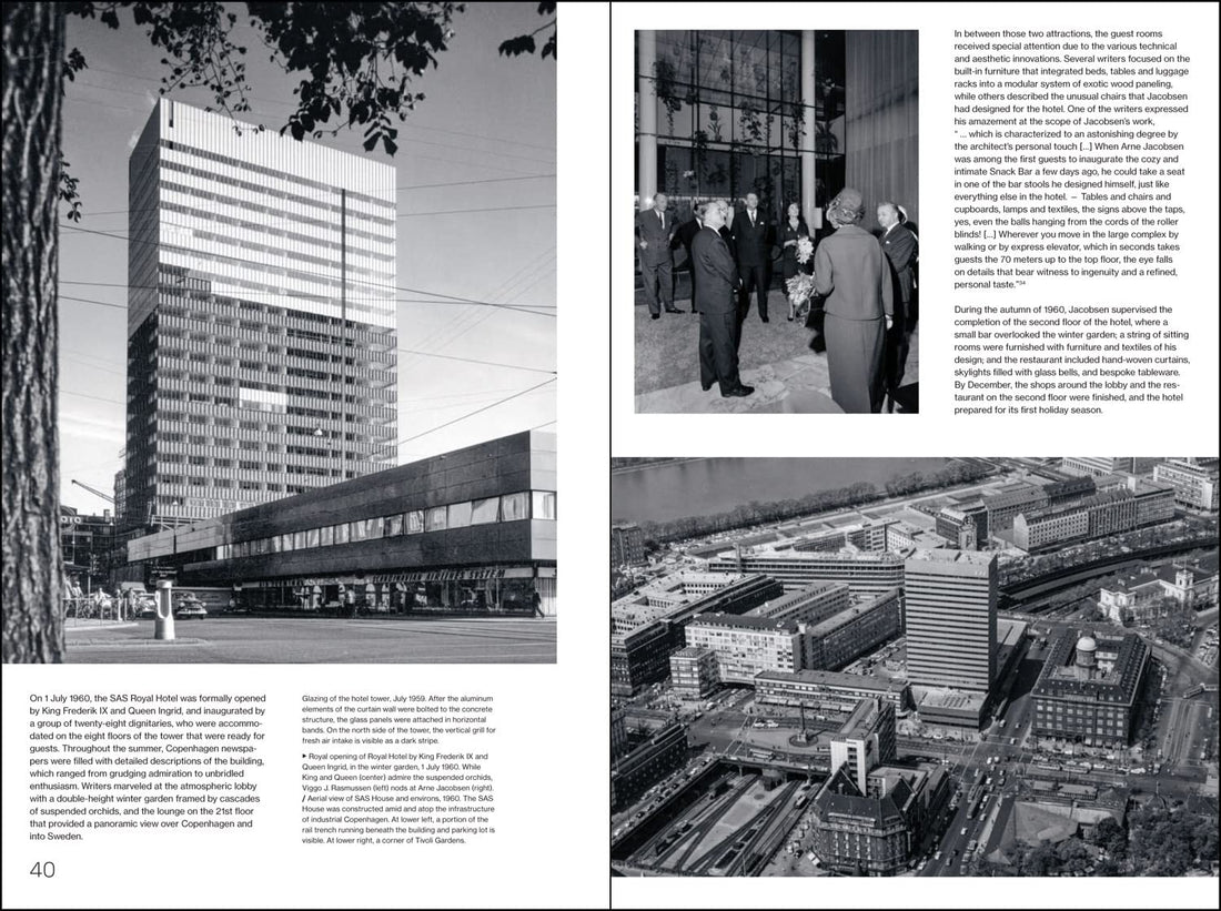 Pokój 606, Dom SAS i twórczość Arne Jacobsena